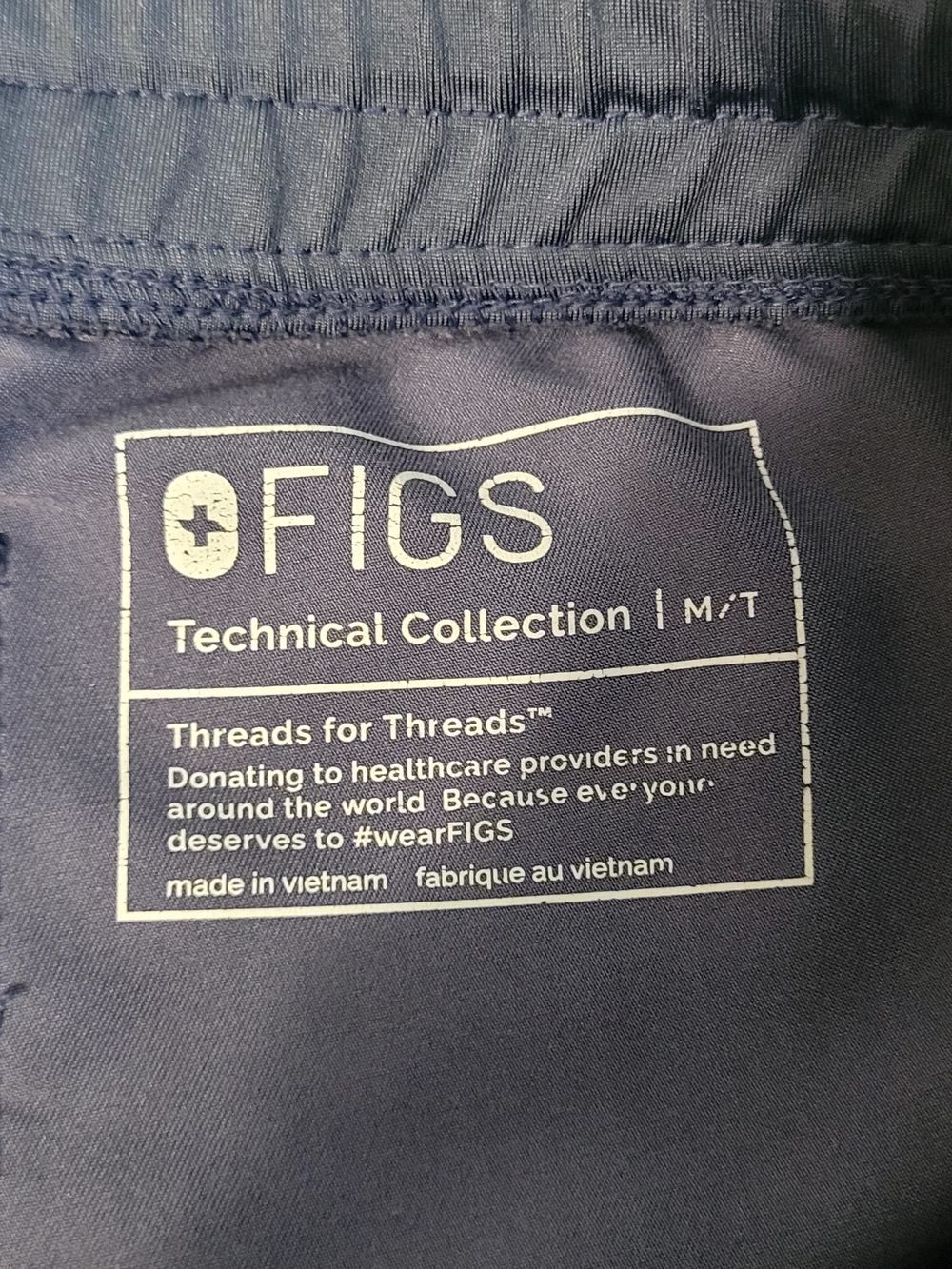 Figs, Space Navy, Zamora Jogger Scrub Pants, Medium Tall - Picture 5 of 12